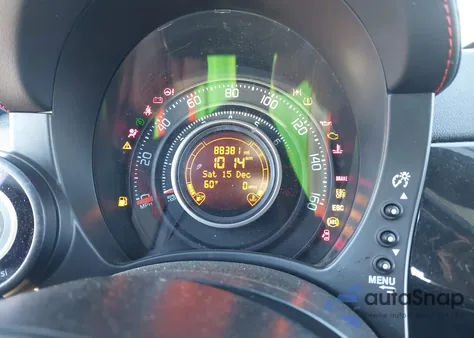 2013 Fiat 500 Abarth z USA, uszkodzony, nr VIN 3C3CFFFH0DT607752